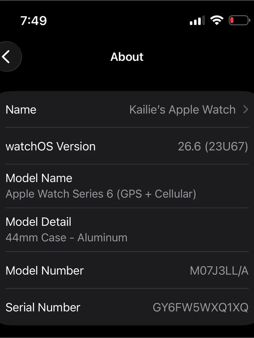 Apple Red Silicone Sport Band for Smartwatch
